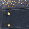 Dior Mini Denim Cannage Studded Supple Lady Dior Secondhand