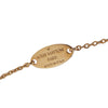 Secondhand Louis Vuitton Gold Plated Nanogram Pendant Necklace