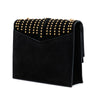 Saint Laurent Medium Studded Suede Monogram Sulpice Crossbody Secondhand