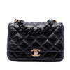 Chanel Small Quilted Lambskin Lacquered Chain Flap Secondhand