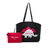 Secondhand Prada Canvas Dinosaur Print Canapa Tote