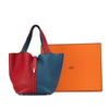Secondhand Hermès Bicolor Clemence Picotin Lock 22