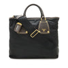 Secondhand Prada Saffiano Trimmed Tessuto Satchel