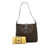 Secondhand Fendi Zucca Canvas Shoulder Bag