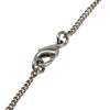 Secondhand Chanel Silver Plated CC Rhinestones Pendant Necklace