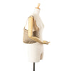 Fendi Zucchino Canvas Oyster Shoulder Bag Secondhand