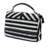 Saint Laurent Large Chevron Berber Monogram College Satchel Secondhand