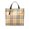 Burberry House Check Coated Canvas Tote Secondhand