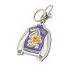 Secondhand Louis Vuitton Printed Leather and Brass LV Varsity Jacket Illustre Bag Charm and Key Holder