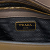 Prada Bicolor Soft Calf Trimmed Saffiano Satchel Secondhand