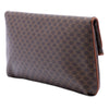 Celine Macadam Coated Canvas Clutch Secondhand