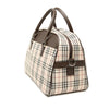 Secondhand Burberry House Check Canvas Satchel