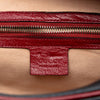Gucci Small GG Marmont Matelasse Diagonal Leather Torchon Bamboo Satchel Secondhand