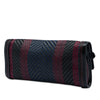 Secondhand Burberry Prorsum Woven Buffalo Leather and Cotton Clutch