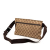 Gucci GG Canvas Double Pocket Belt Bag Secondhand