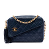 Chanel CC Quilted Lambskin Tassel Camera Bag Secondhand