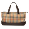 Burberry Haymarket Check Canvas Handbag Secondhand