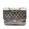 Chanel Medium Metallic Crackled Calfskin Clams Pocket Flap Secondhand