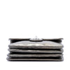 Chanel Medium Metallic Crackled Calfskin Clams Pocket Flap Secondhand