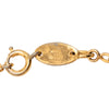 Chanel Gold Plated CC Pendant Necklace Secondhand
