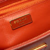 Prada Medium Saffiano Vernice Galleria Double Zip Satchel Secondhand