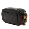 Secondhand Chanel Stitched Calfskin and Grosgrain Button Up Double Zip Camera Bag