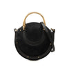 Chloé Small Suede and Calfskin Pixie Satchel Secondhand