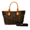 Fendi Zebra Print Canvas Tote Secondhand