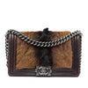 Chanel Old Medium Lambskin and Pony Hair Boy Flap Secondhand