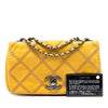 Chanel CC Iridescent Calfskin Diamond Stitch Flap Secondhand