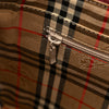 Burberry House Check Trimmed Leather Handbag Secondhand