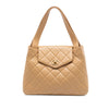 Secondhand Chanel CC Quilted Lambskin Top Handle Flap