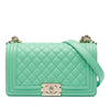 Chanel Old Medium Quilted Calfskin Boy Flap Secondhand