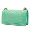 Chanel Old Medium Quilted Calfskin Boy Flap Secondhand
