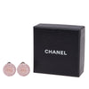 Secondhand Chanel Resin CC Round Clip On Earrings