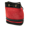 Secondhand Gucci Mini Suede and Patent Web Ophidia Bucket Bag