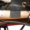 Secondhand Gucci Mini Suede and Patent Web Ophidia Bucket Bag