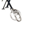 Louis Vuitton Stainless Steel Chromatic LV Initials Key Holder And Bag Charm Secondhand