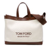 Tom Ford Medium Canvas T Screw Tote Secondhand