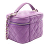 Chanel Mini CC Quilted Caviar Top Handle Vanity Case Secondhand