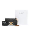 Celine Triomphe Coated Canvas Triomphe Multi Pochette Satchel Secondhand