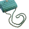 Chanel Mini Square Classic Iridescent Lambskin Single Flap Secondhand