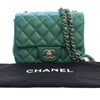 Chanel Mini Square Classic Iridescent Lambskin Single Flap Secondhand