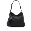 Gucci Medium GG Denim Marrakech Shoulder Bag Secondhand