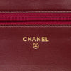 Chanel CC Embossed Calfskin Camellia Wallet On Chain Secondhand