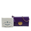 Prada Saffiano Sound Lock Wallet on Chain Secondhand