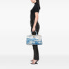 Prada Large Canvas Canapa Azulejos Satchel Secondhand