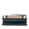 Burberry Small Leather and House Check Canvas Derby Macken Crossbody Secondhand