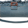 Fendi Frayed Denim Baguette Satchel Secondhand