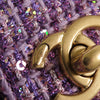 Chanel CC Quilted Tweed Top Handle Flap Secondhand